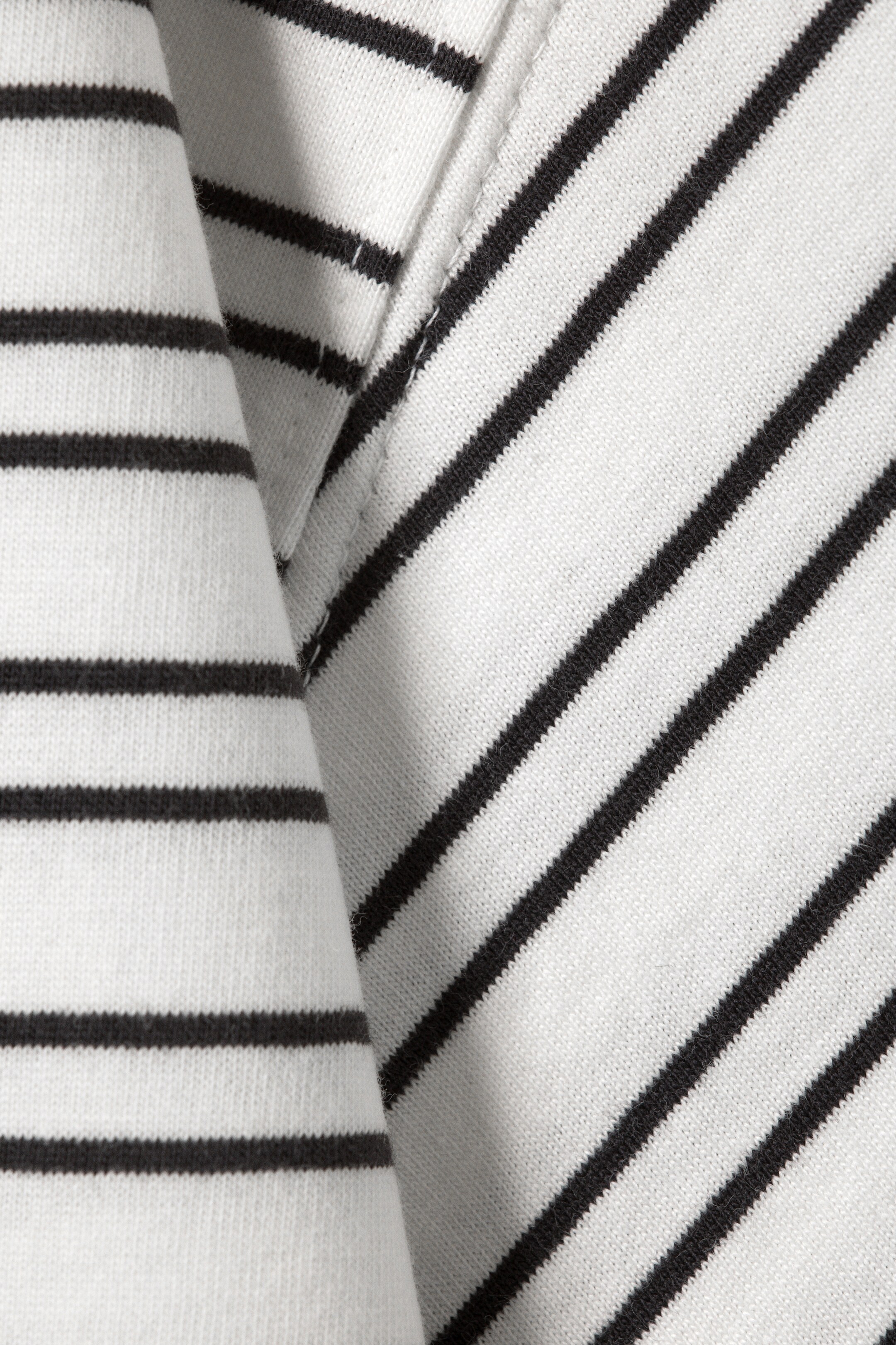 Größeres Bild ansehen: Relaxtes Boxy-T-Shirt aus Baumwolle - Weiß gestreift - Ladies | H&M DE 5