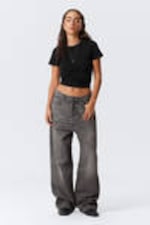 Mine Grey - Astro Loose Baggy Leg Jeans - 4