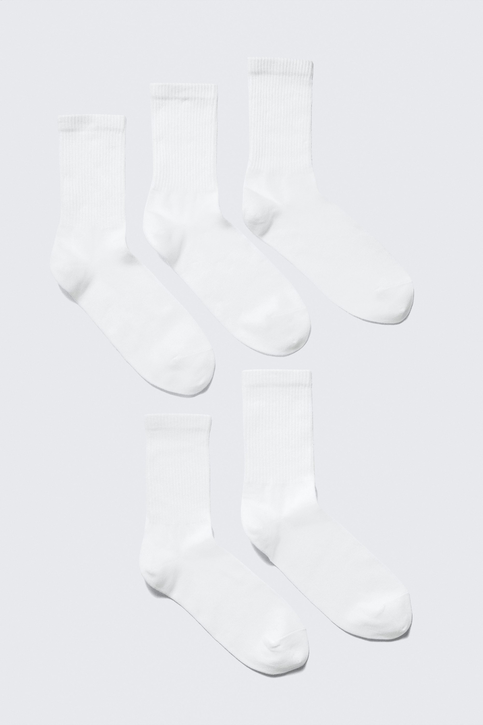Lot de 5 paires de chaussettes de sport - Blanc