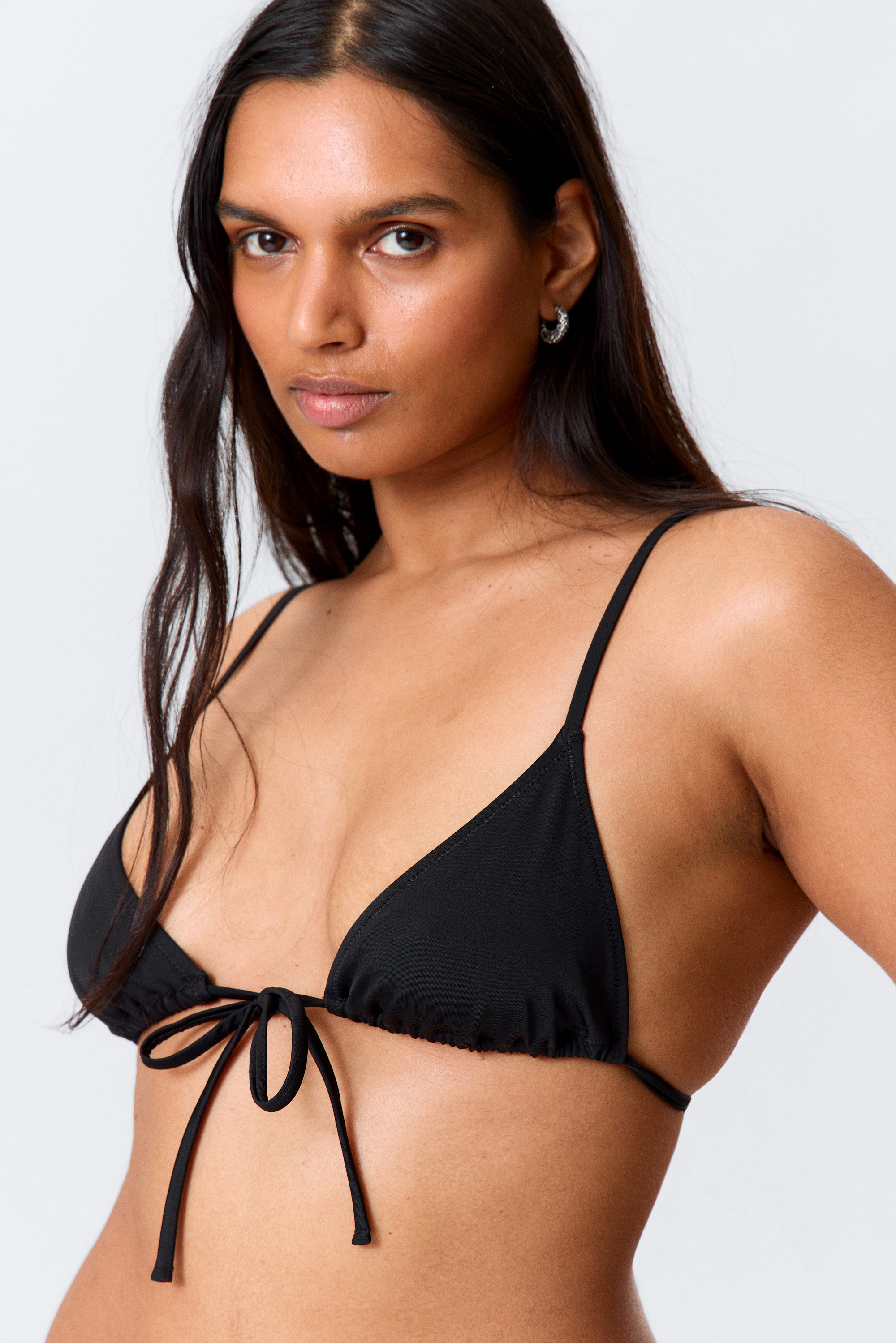 Black - Triangle Bikini Top - 2