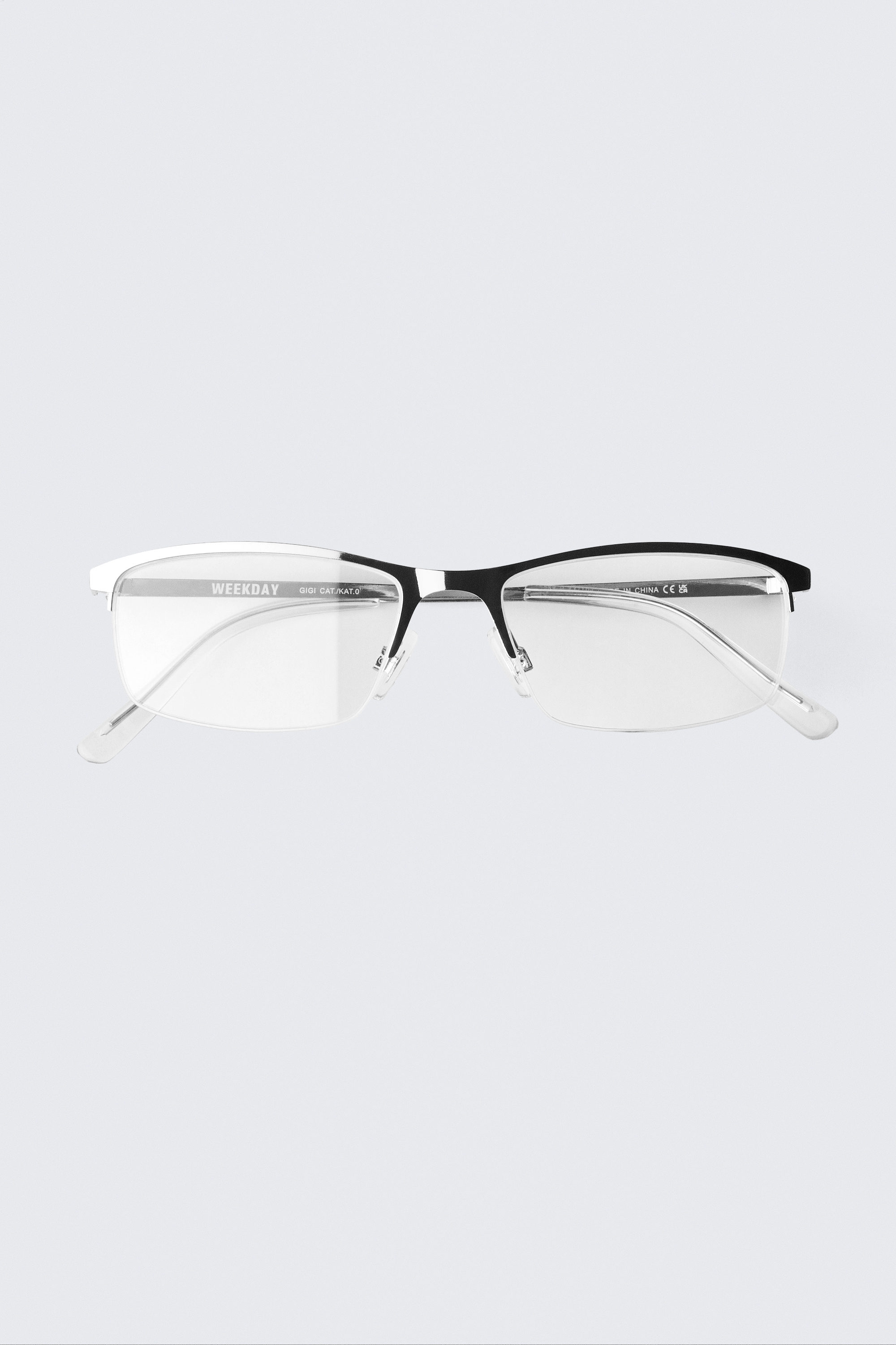 Metal - Metal Frame Tinted Sunglasses - 1