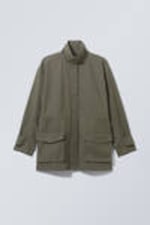 Dunkles Khaki - Hayden Workwear Jacket - 0