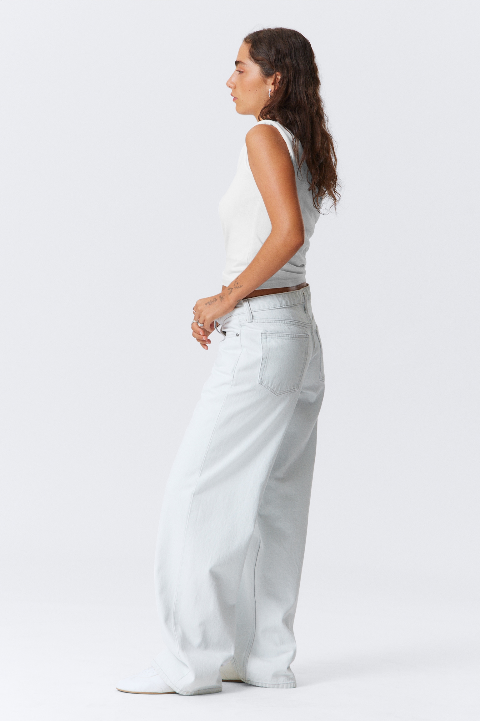Ample Low Waist Loose Wide Leg Jeans - Ice Blue - Hellblau/Ink Black - Schwarz/Risso Black - Schwarz/Mine Grey - Dunkelgrau/Baltic Blue - Dunkelblau/Blue Stream - Mittelblau/Kite Blue - Mittelblau/Gasoline Blue - Mittelblau/Snow Blue - Hellblau/Lip Blue - Hellblau/Cyan Dust - Mittelblau/Lake Blue - Dunkelblau/Mine Blue - Mittelblau - 6