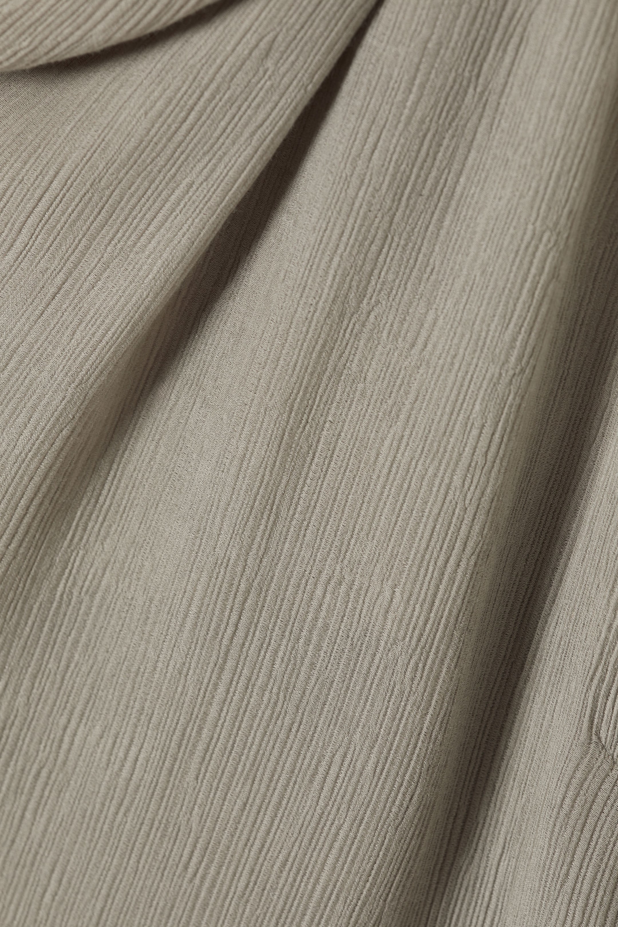 Light Dusty Mole - Fitted Boatneck Drape Top - 2