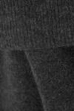 Dunkelgrau - Off-Shoulder-Pullover - 1