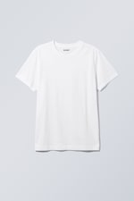 White - Relaxed Midweight T-shirt - 0