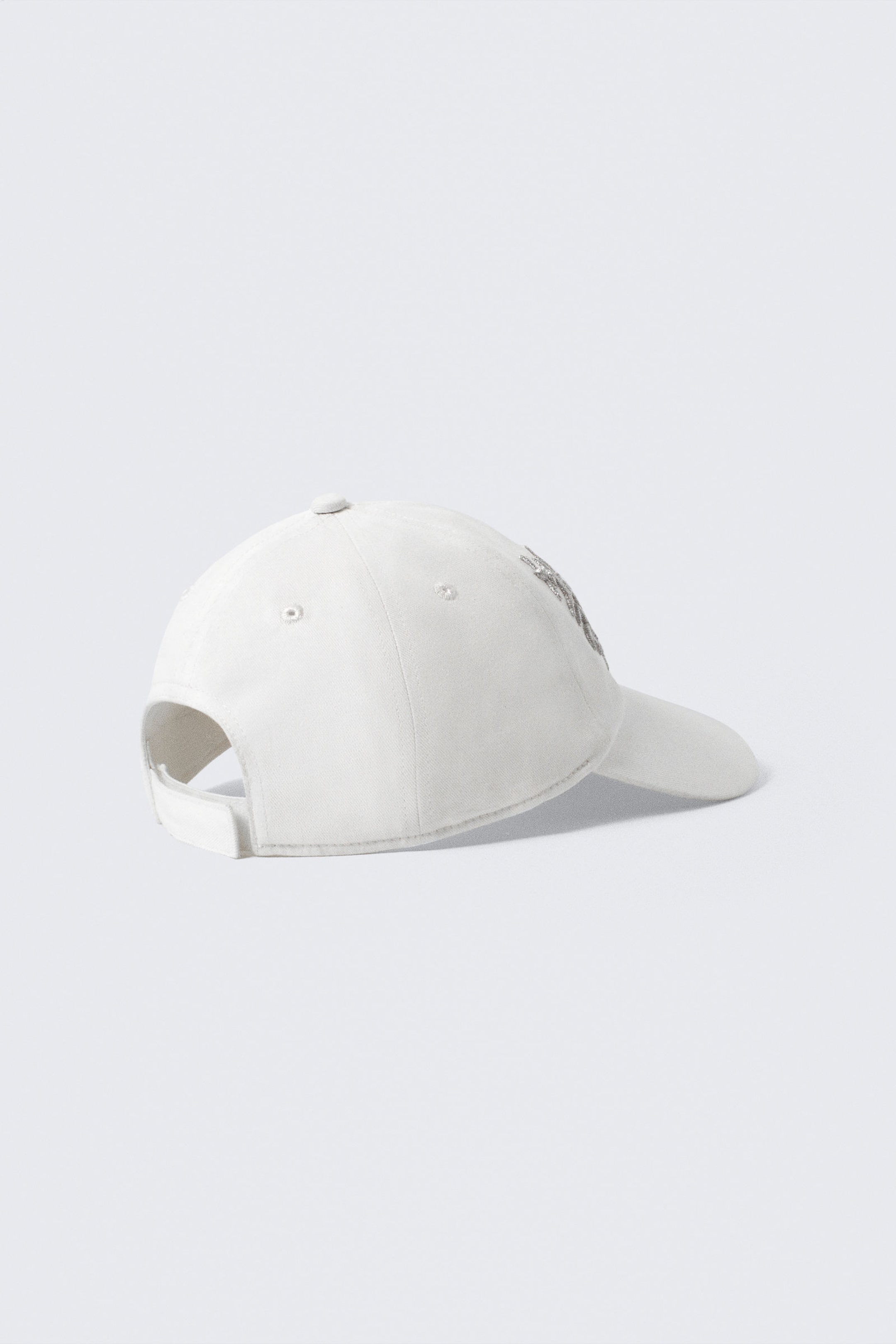 White - Embroidery Cap - 2