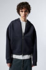 Dark Blue - Simon Scuba Zip Hoodie - 0