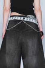 Black Web - Black - Dunno Loose Fit Carpenter Jorts - 8