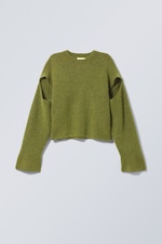 Dunkelgrün - Pullover Remi - 0