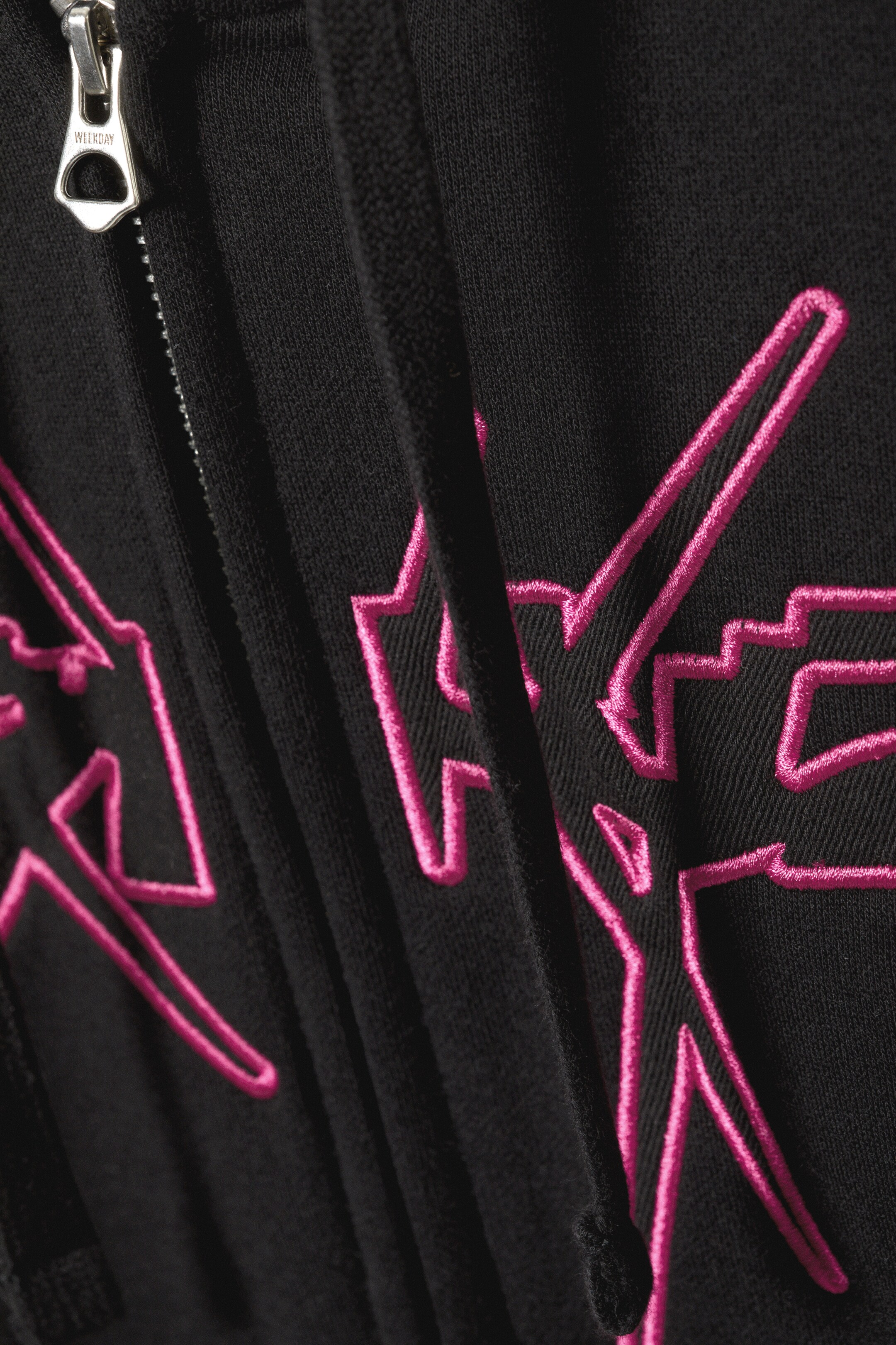 Ingrandisci l'immagine: Boxy Graphic Zip Hoodie - Spike Error Logo - UOMO | H&M CH 2