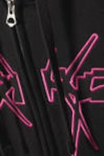 "Spike Error"-Logo - Kastiger Hoodie mit Reißverschluss und Print - 1