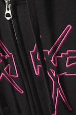 Spike Error Logo - Boxy Graphic Zip Hoodie - 1