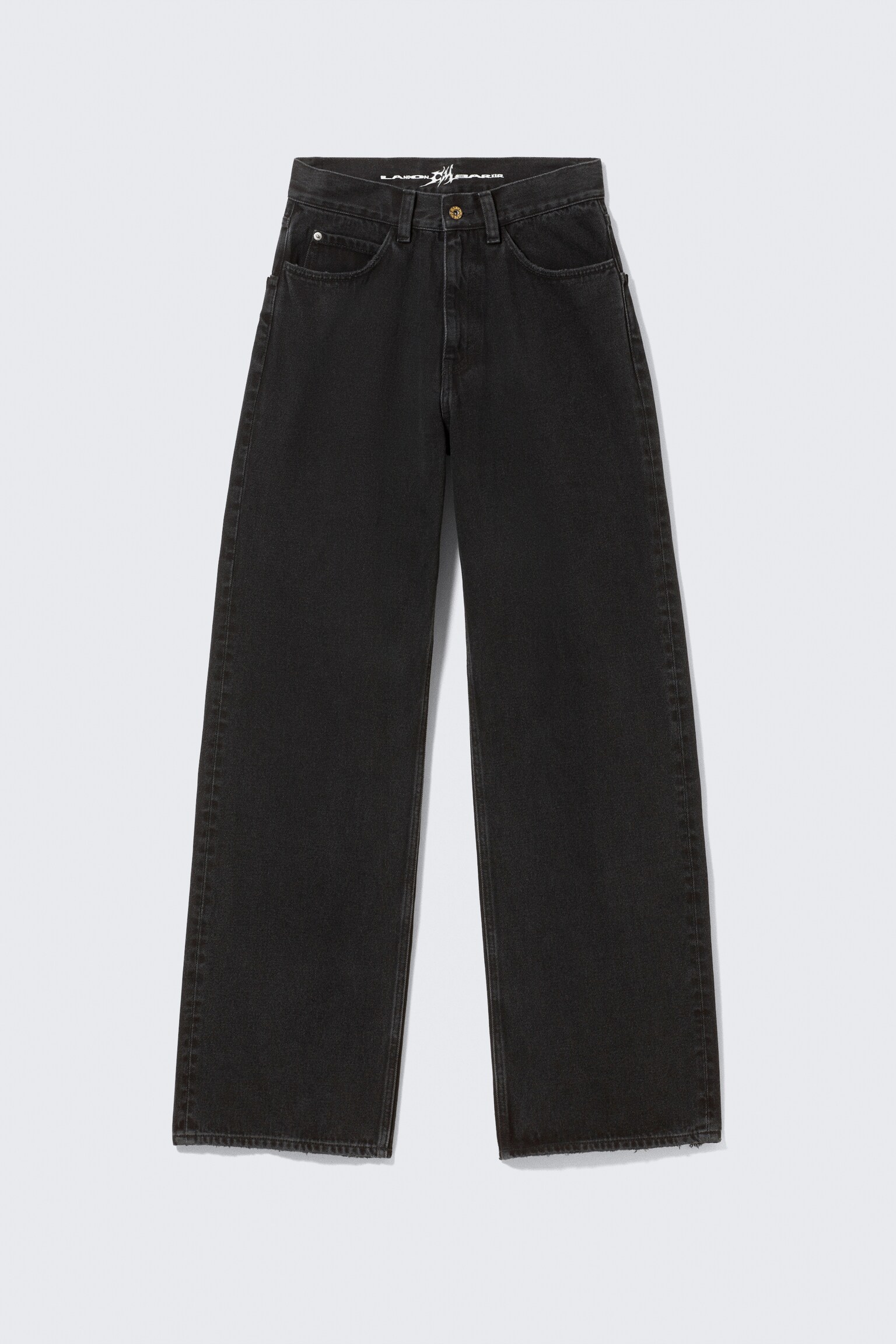 Jeans unisex CM x LB Looser nero lavato - Nero lavato
