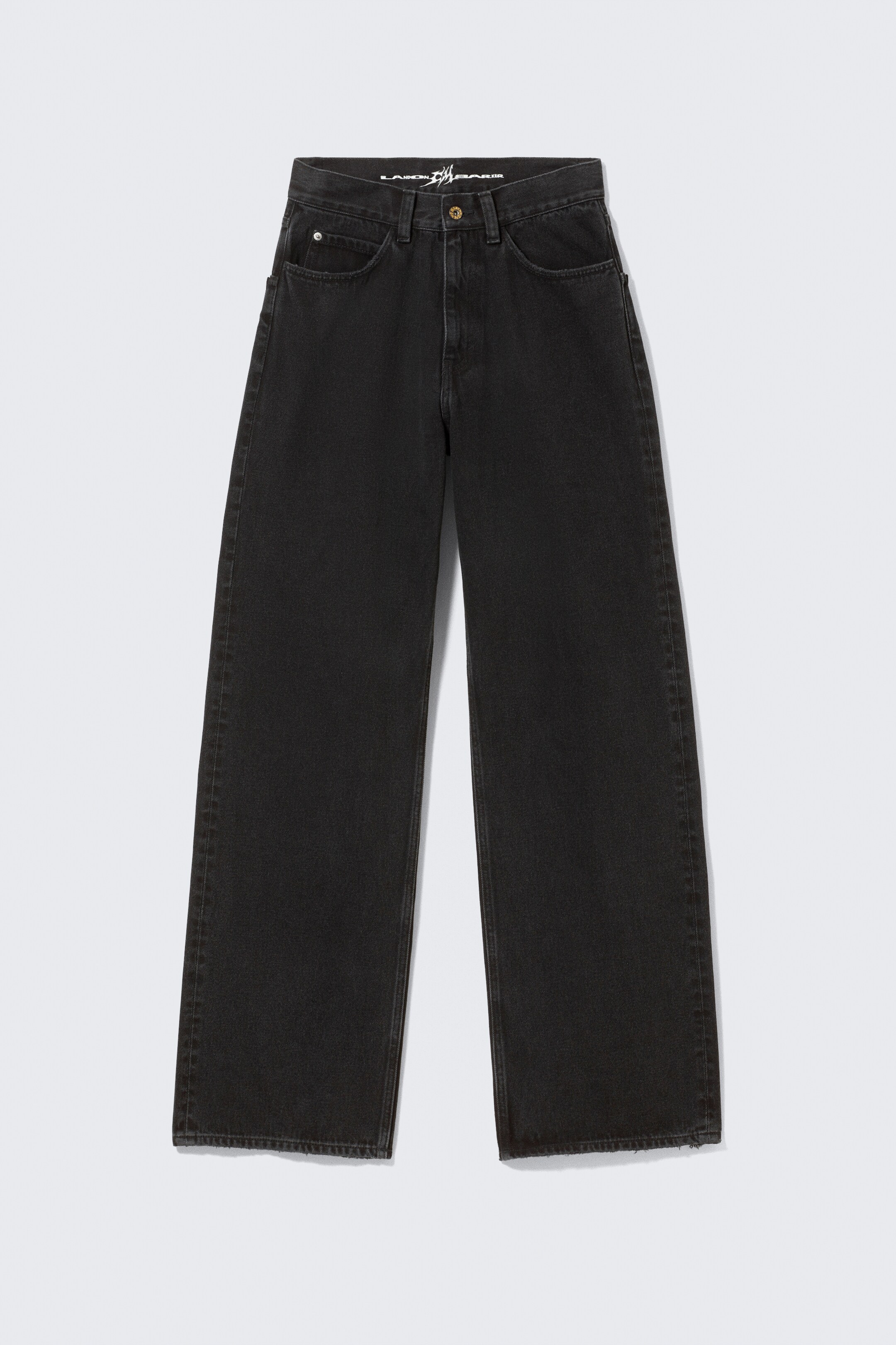 Agrandir l'image: Jean unisexe noir délavé Looser CM x LB - Noir délavé - HOMME | H&M FR 1