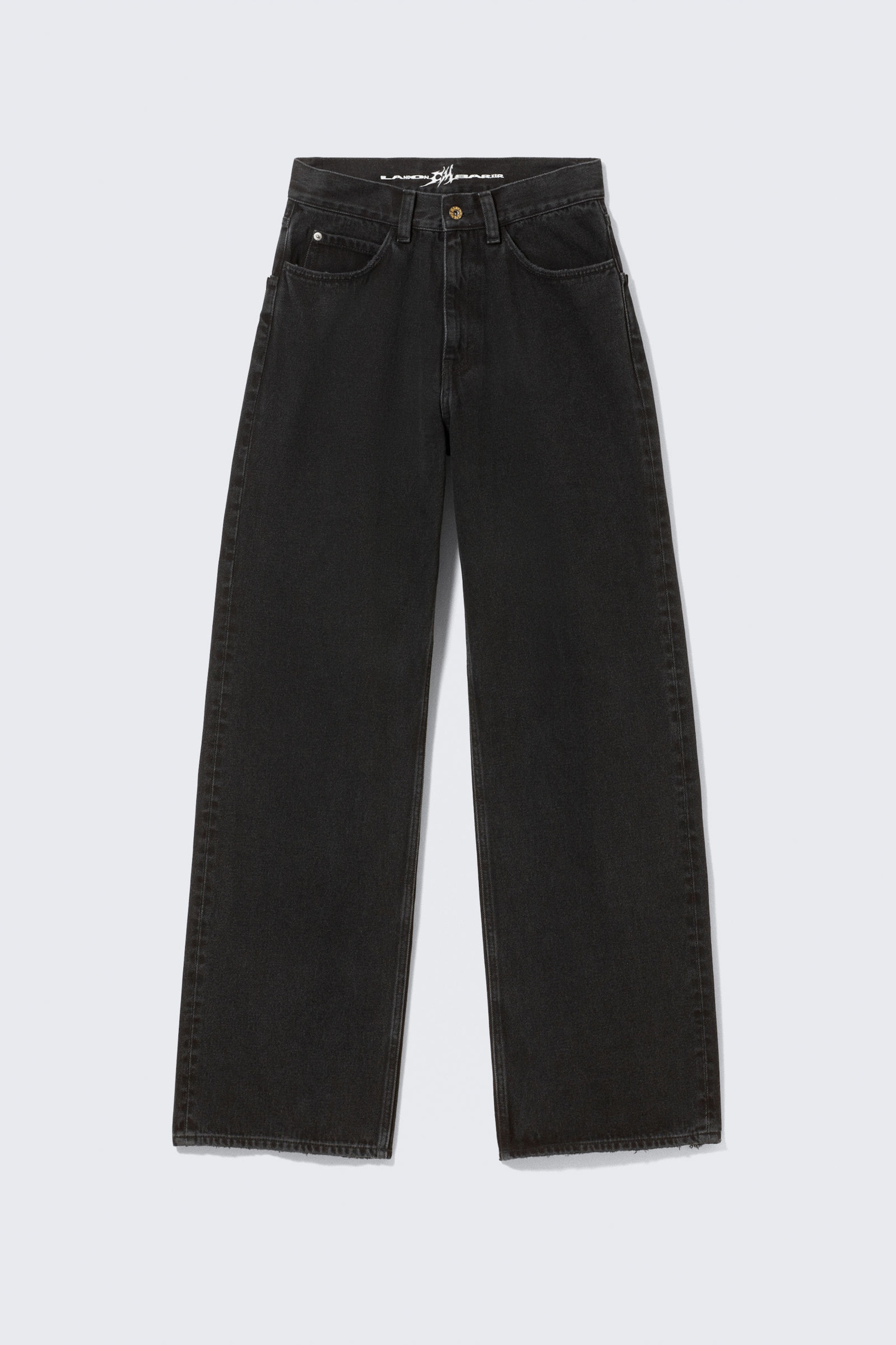 Washed Black - CM x LB Looser Washed Black Unisex Jeans - 8