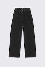Verwaschenes Schwarz - CM x LB Looser Washed Black Unisex Jeans - 0