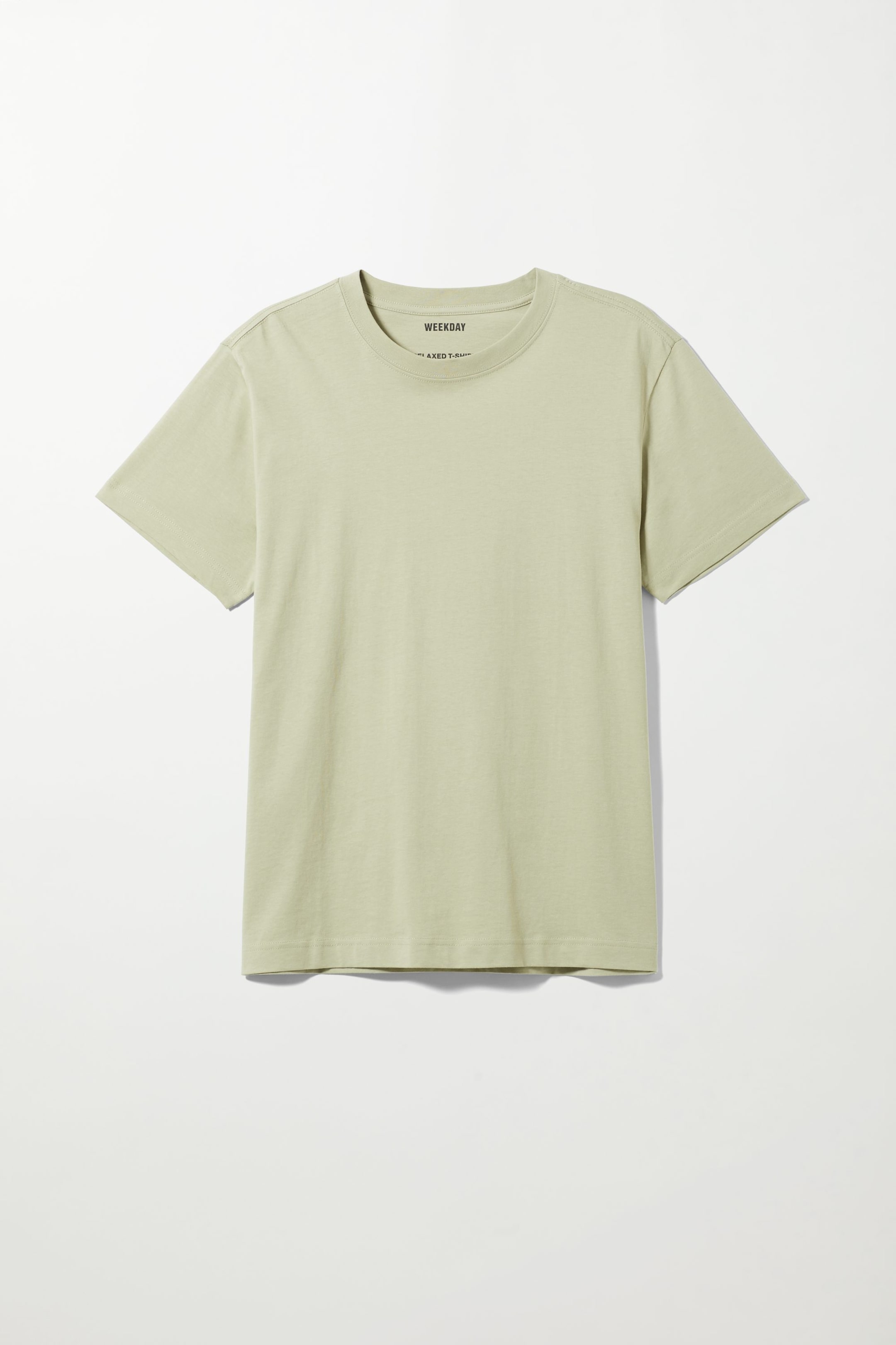 Dunkelgrün - Mittelschweres lockeres T-Shirt - 0