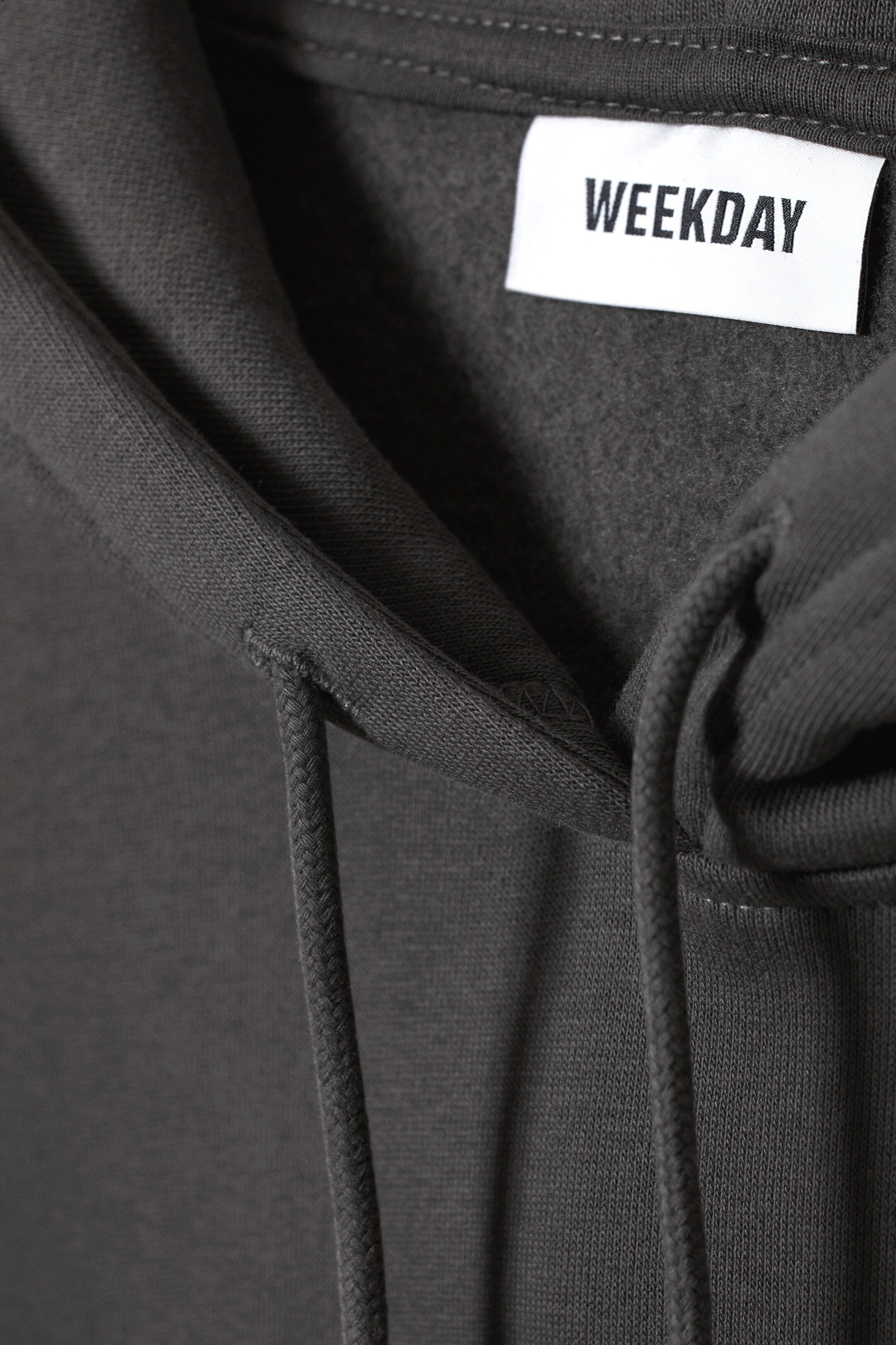 Visa större bild: Relaxed Heavyweight Hoodie - Off-black - HERR | H&M FI 2
