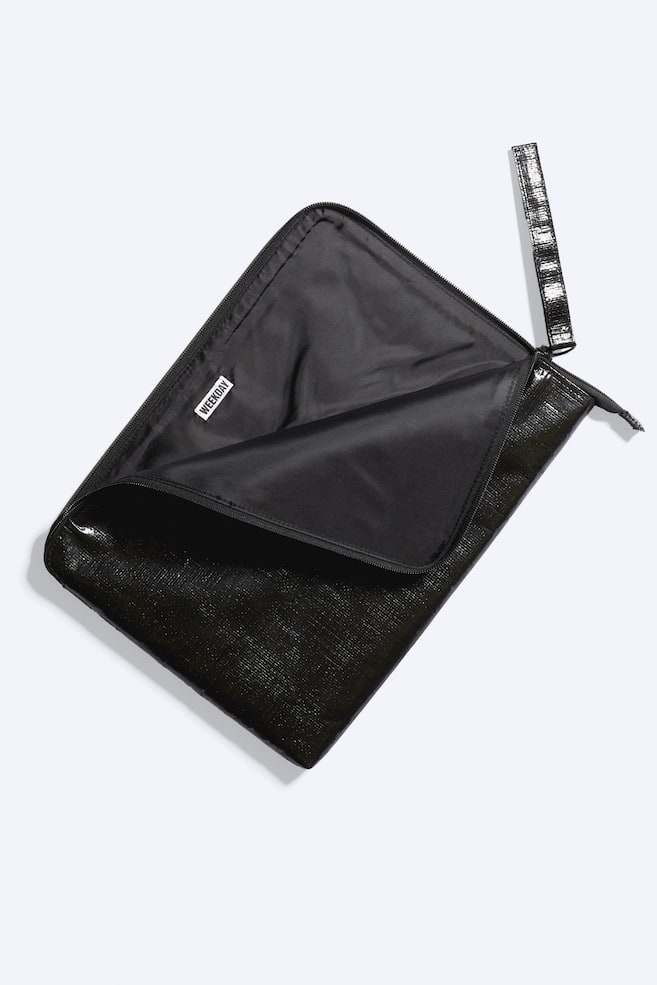 Étui Pour Ordinateur Portable - Noir/Taupe cendré clair - 1