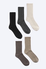 Dimmig Mullvad Mix - 5-pack strumpor - 0