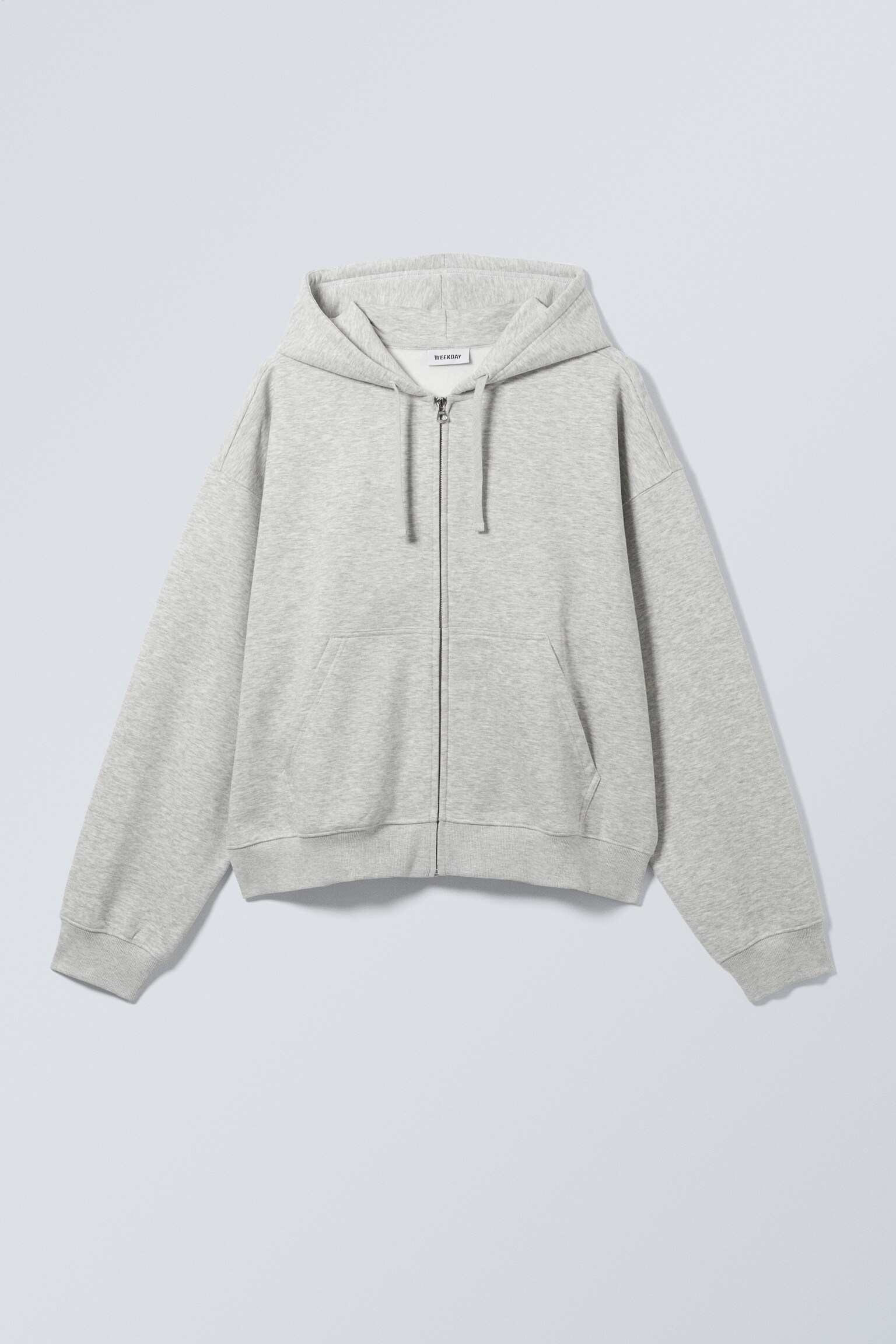 Boxy Graphic Zip Hoodie - Athletic Excel Man/Spike Error Logo