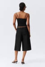 Black - Astro Loose Baggy Linen-Blend Shorts - 8