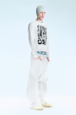 Creased White - Weiß - Looser – Weite Jeans mit normaler Taille - 2