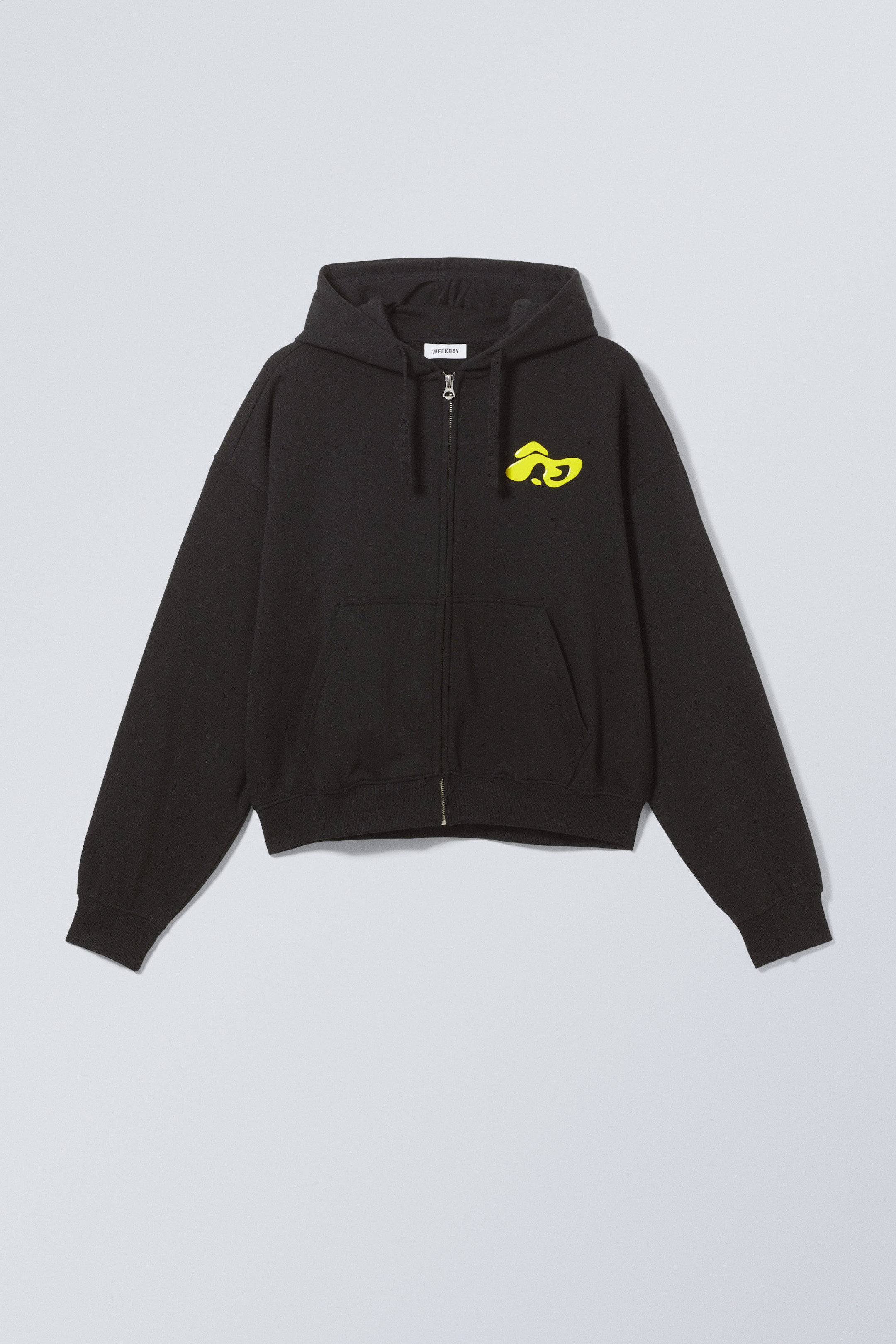 Liquid Dance - Boxy Graphic Zip Hoodie - 0