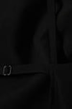 Black - Fleur Suiting Open Back Top - 2