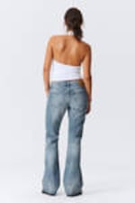 Blue Stream - Mittelblau - Nova Low Waist Slim Bootcut Leg Jeans - 6