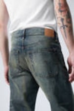 Carson Blue - Mittelblau - Orbit Mid Waist Regular Straight Leg Jeans - 7