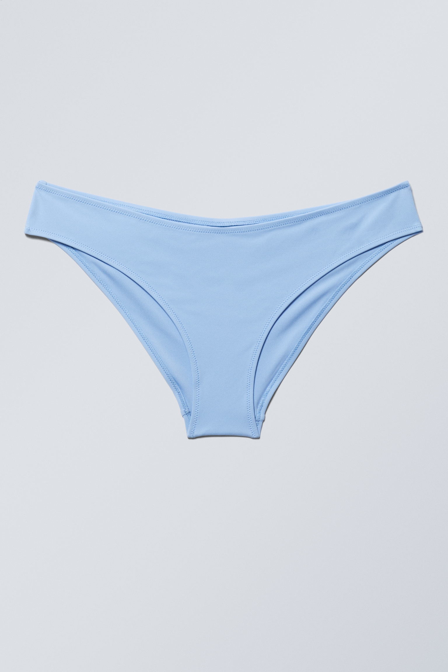 Plain Bikini Bottoms - Light Blue/Dusty Mole/Bright Red