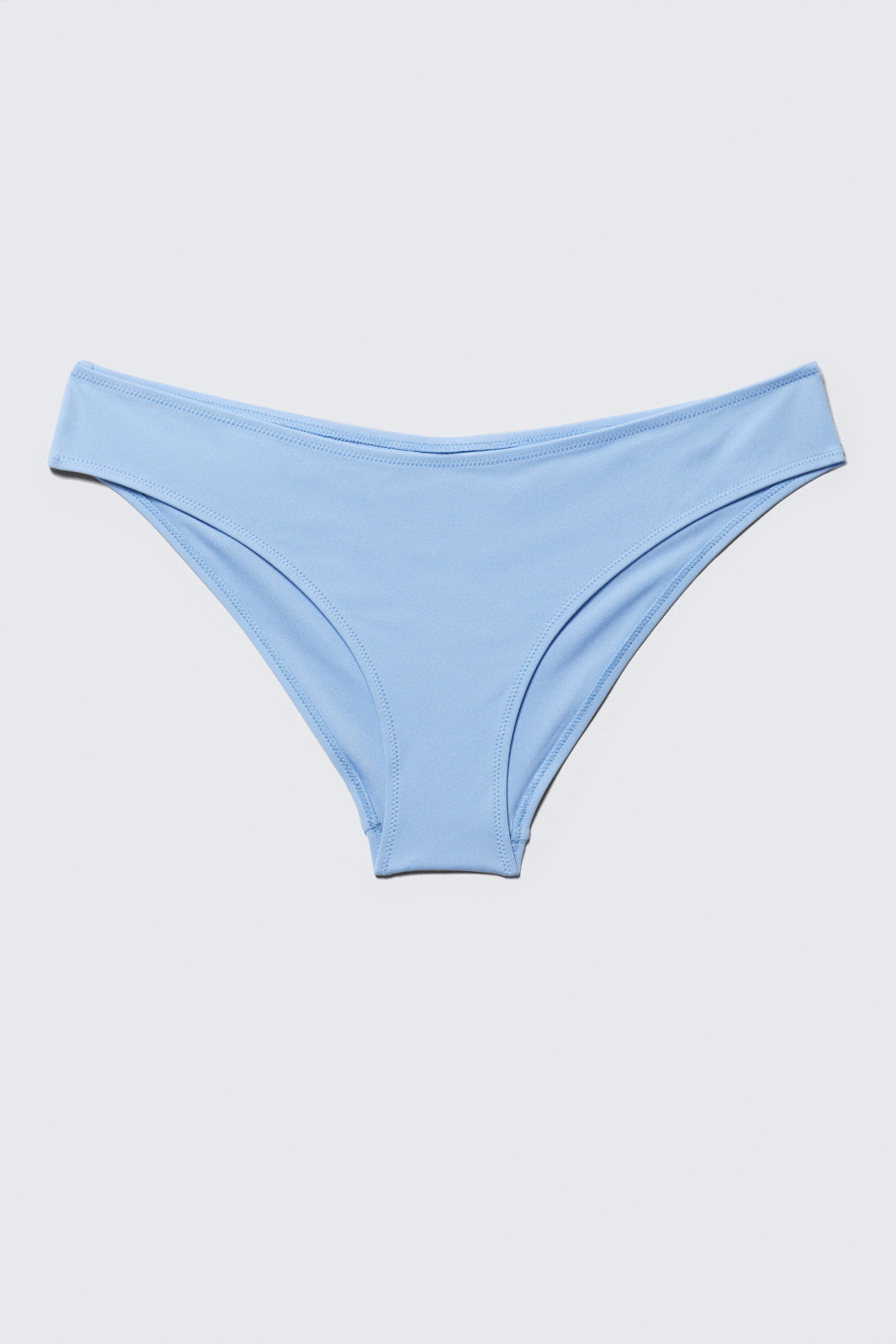 Light Blue - Plain Bikini Bottoms - 3