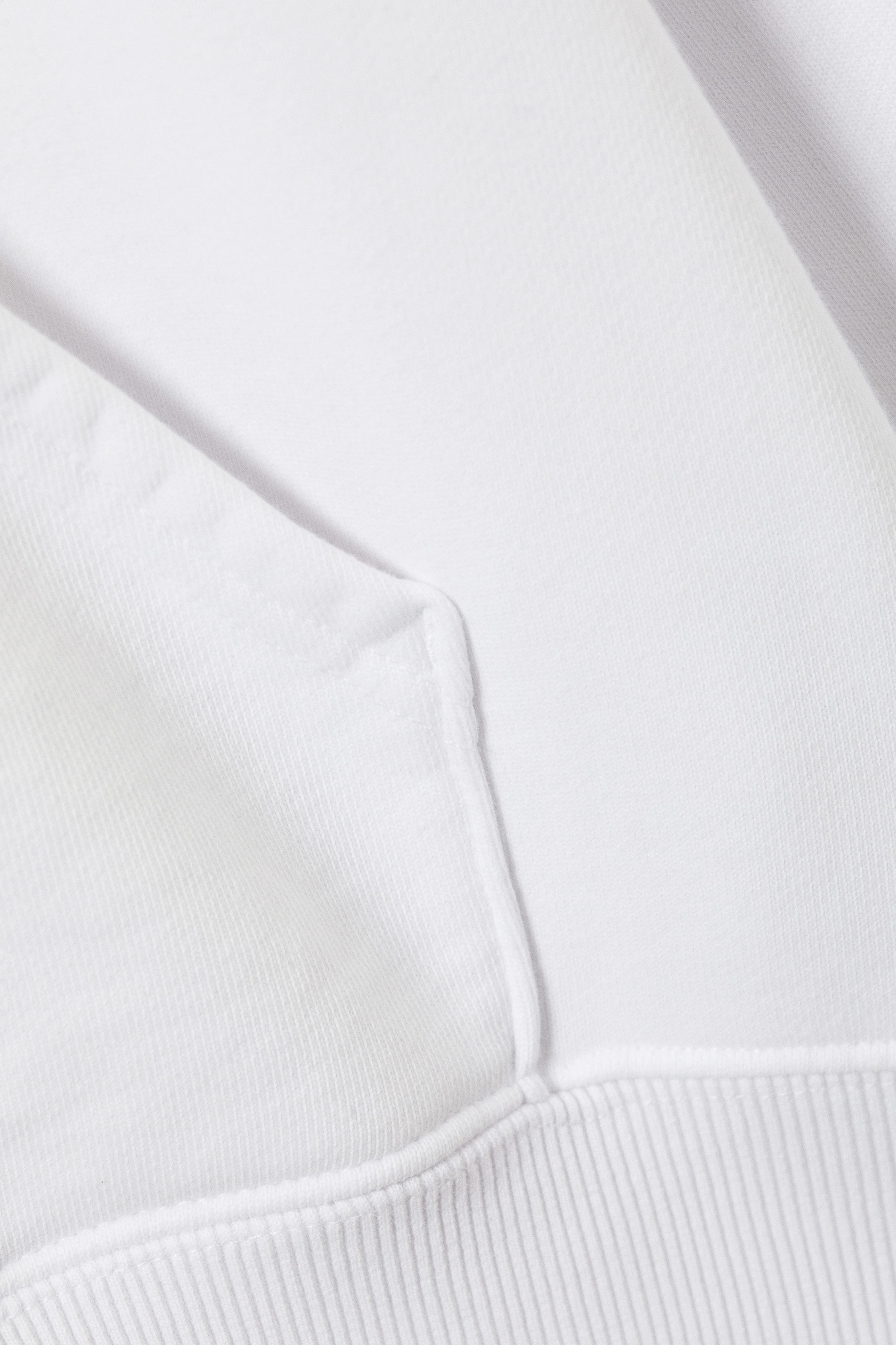 Weiß - Schwerer Oversized-Hoodie - 2