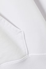 Weiß - Schwerer Oversized-Hoodie - 1