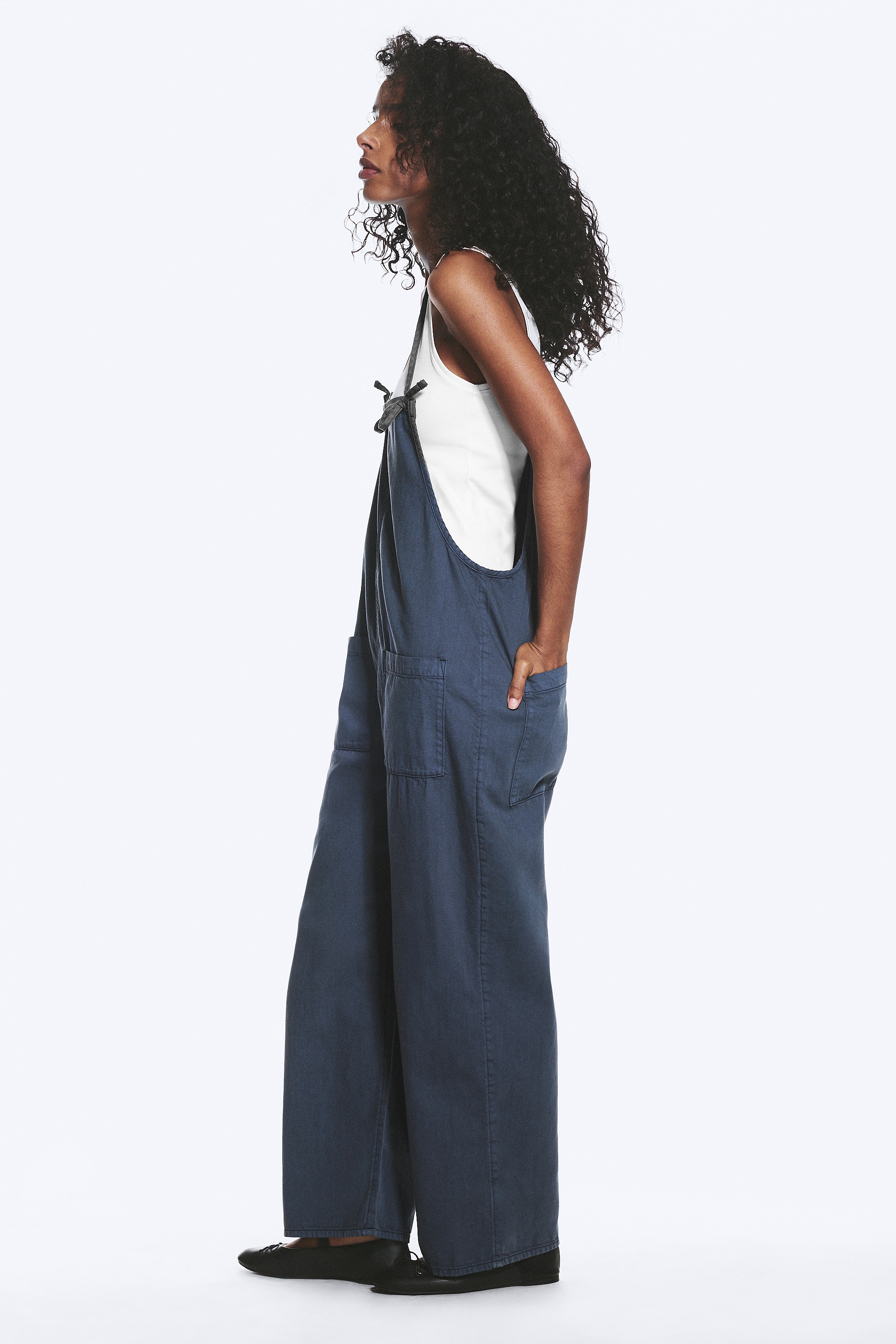 Relaxed Straight Leg Dungarees