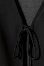 Svart - Chiffongblus Maddy - 1