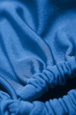 Bleu vif - Haut de maillot triangle froncé - 2