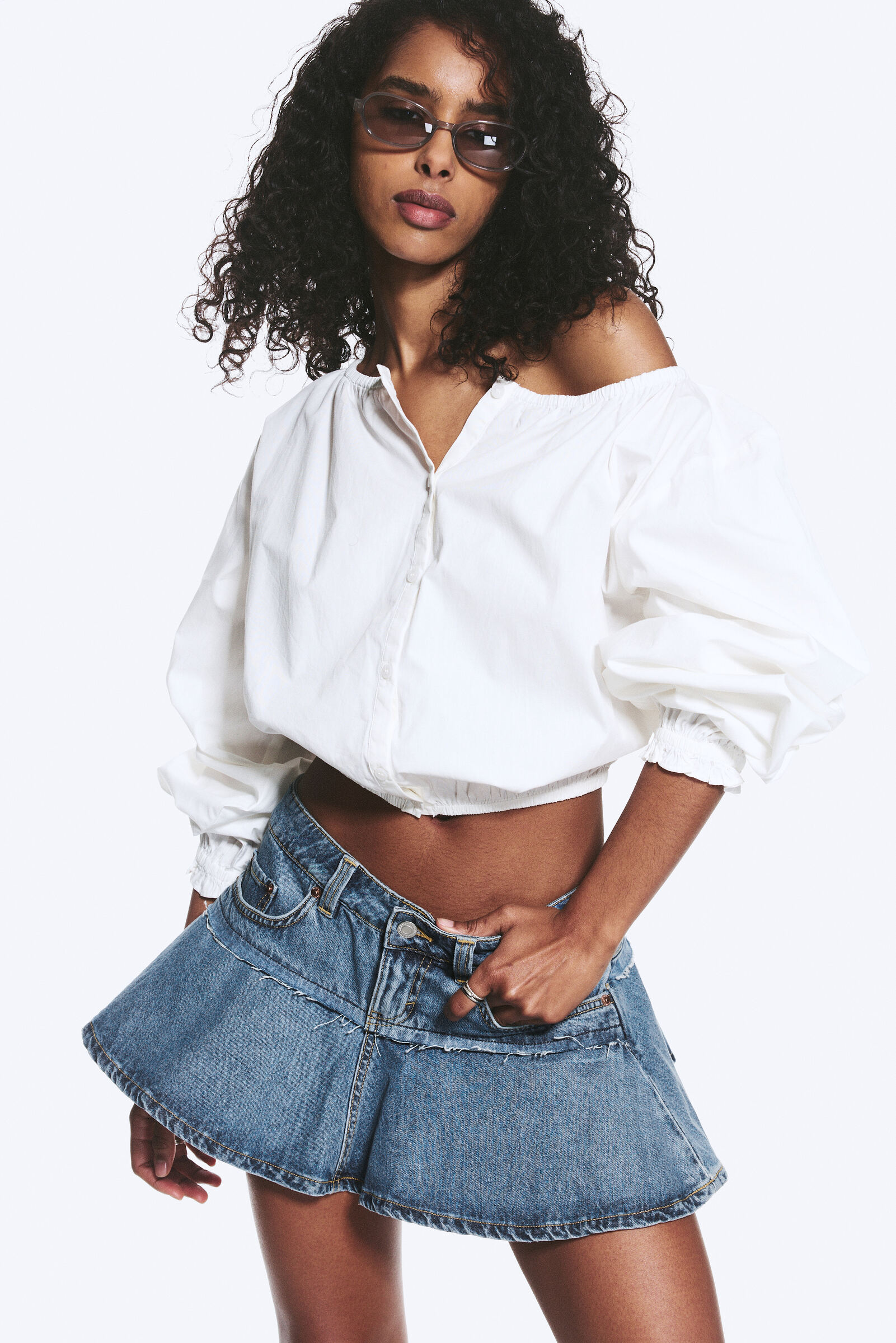 Balloon Sleeve Blouse