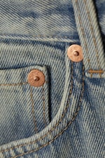 Blau gefleckt - Galaxy Mid Waist Loose Straight Jeans - 2