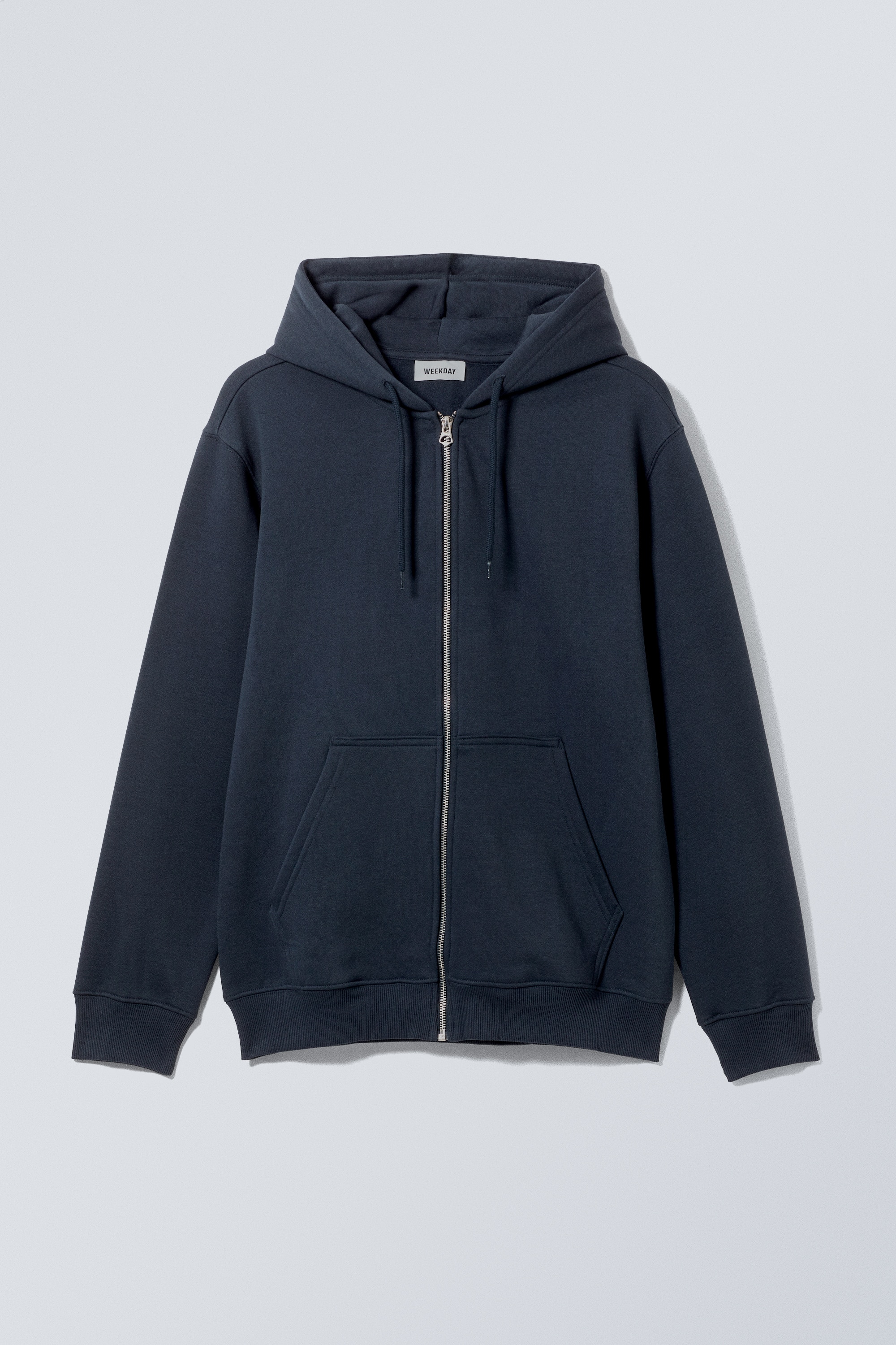 Standard Midweight Zip Hoodie - Dark Blue - BĂRBAŢI | H&M RO