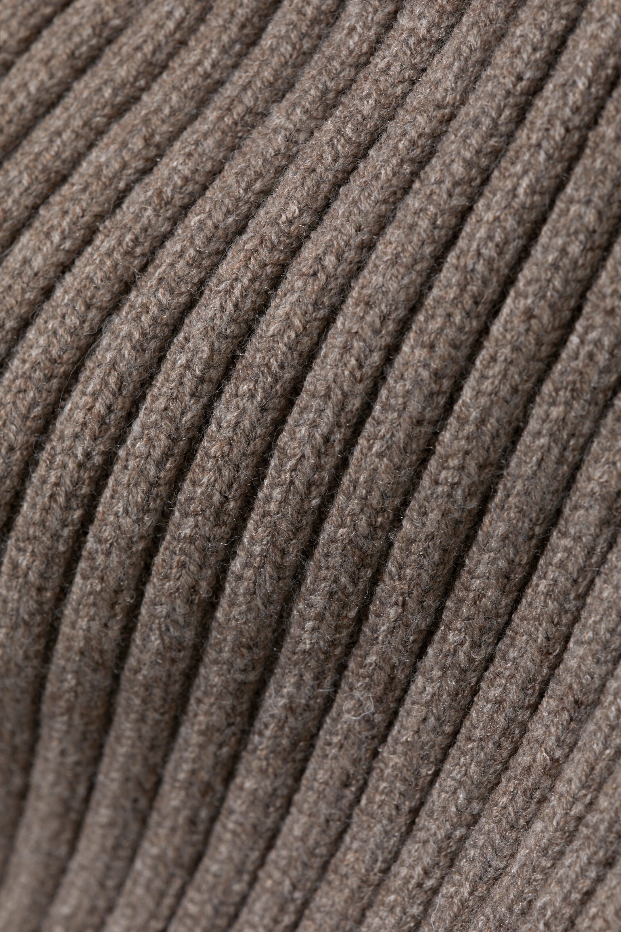 Dunkles Taupe - Bolero-Strickjacke Bell - 1