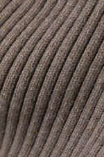 Dunkles Taupe - Bolero-Strickjacke Bell - 1