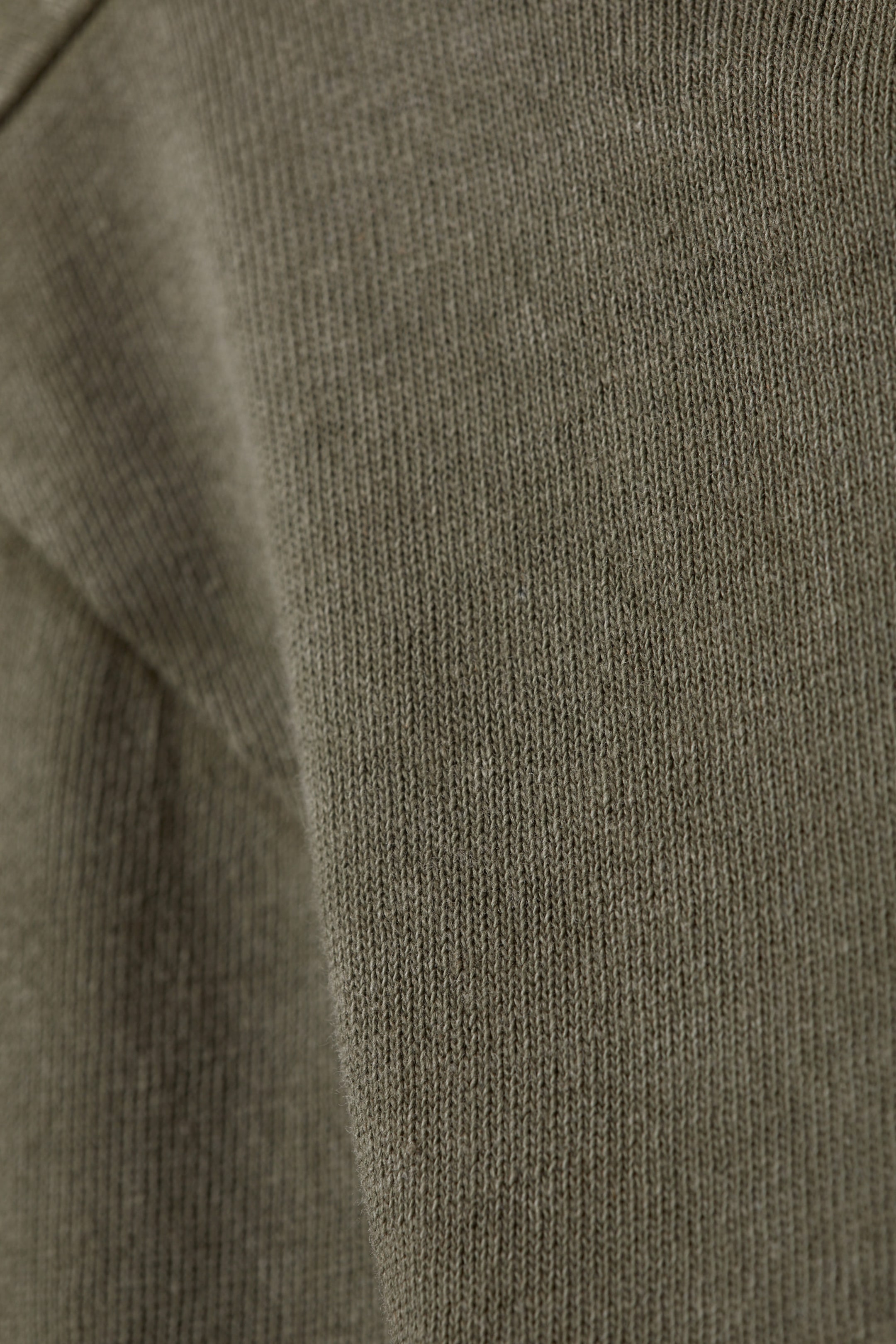 Gebleichtes Khaki-Grün - Verwaschenes Longsleeve-Top Hannah - 1