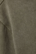 Gebleichtes Khaki-Grün - Verwaschenes Longsleeve-Top Hannah - 1