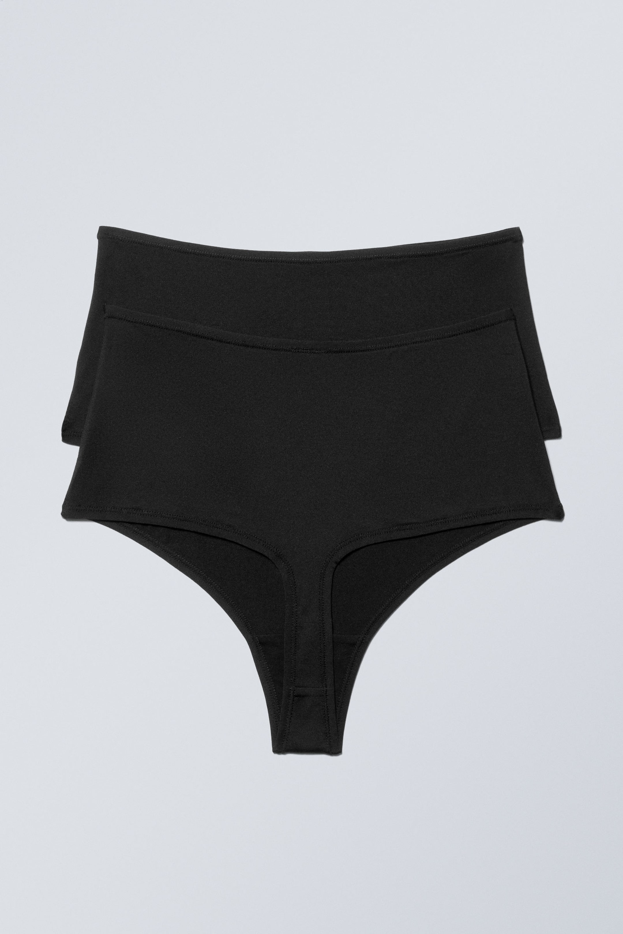 #272628 - 2-pack Soul Soft High Rise Thongs - 2