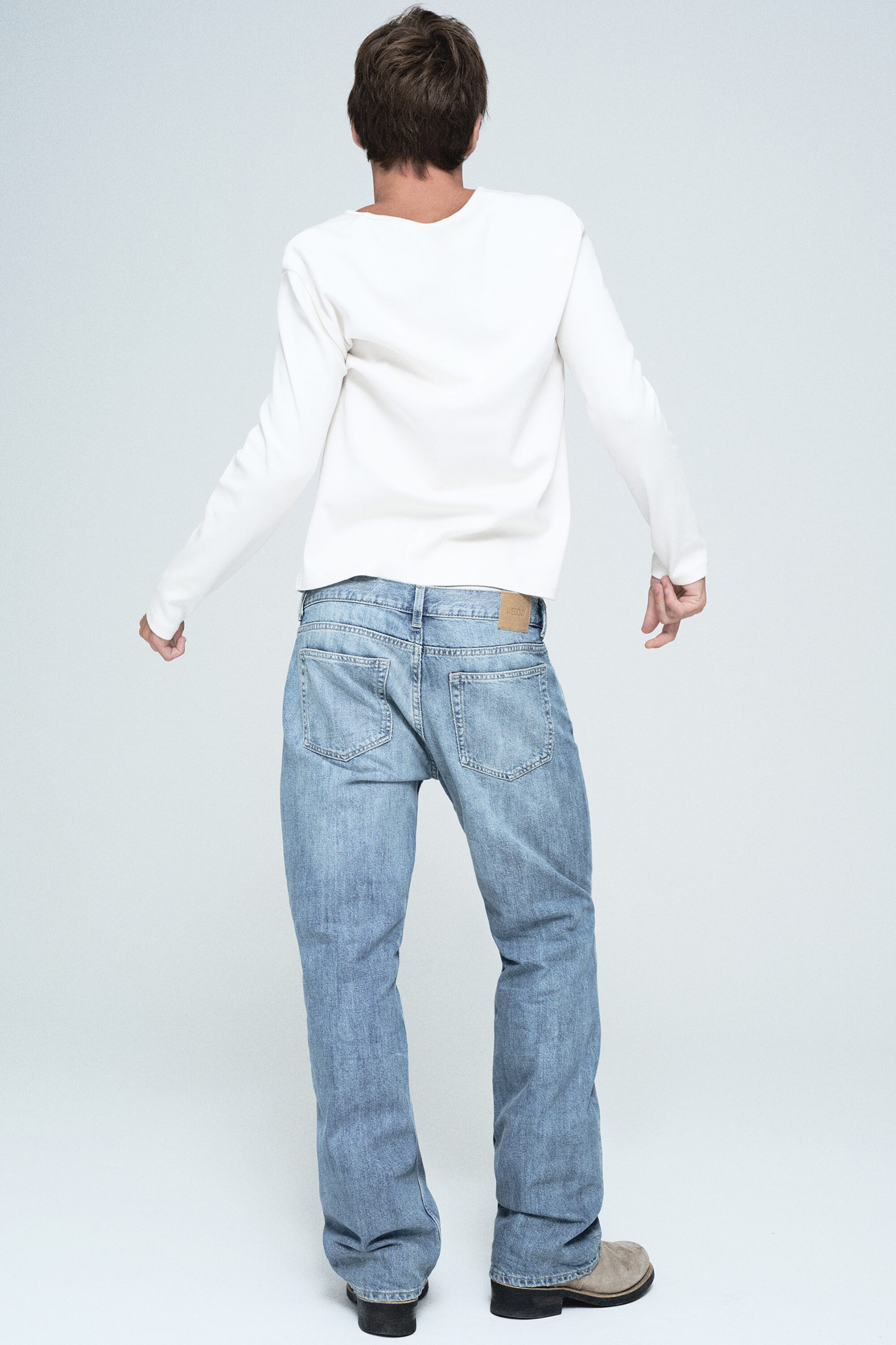Captain Blue - Ljusblå - Sky low waist regular bootcut jeans - 7