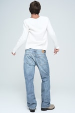 Captain Blue - Ljusblå - Sky low waist regular bootcut jeans - 7