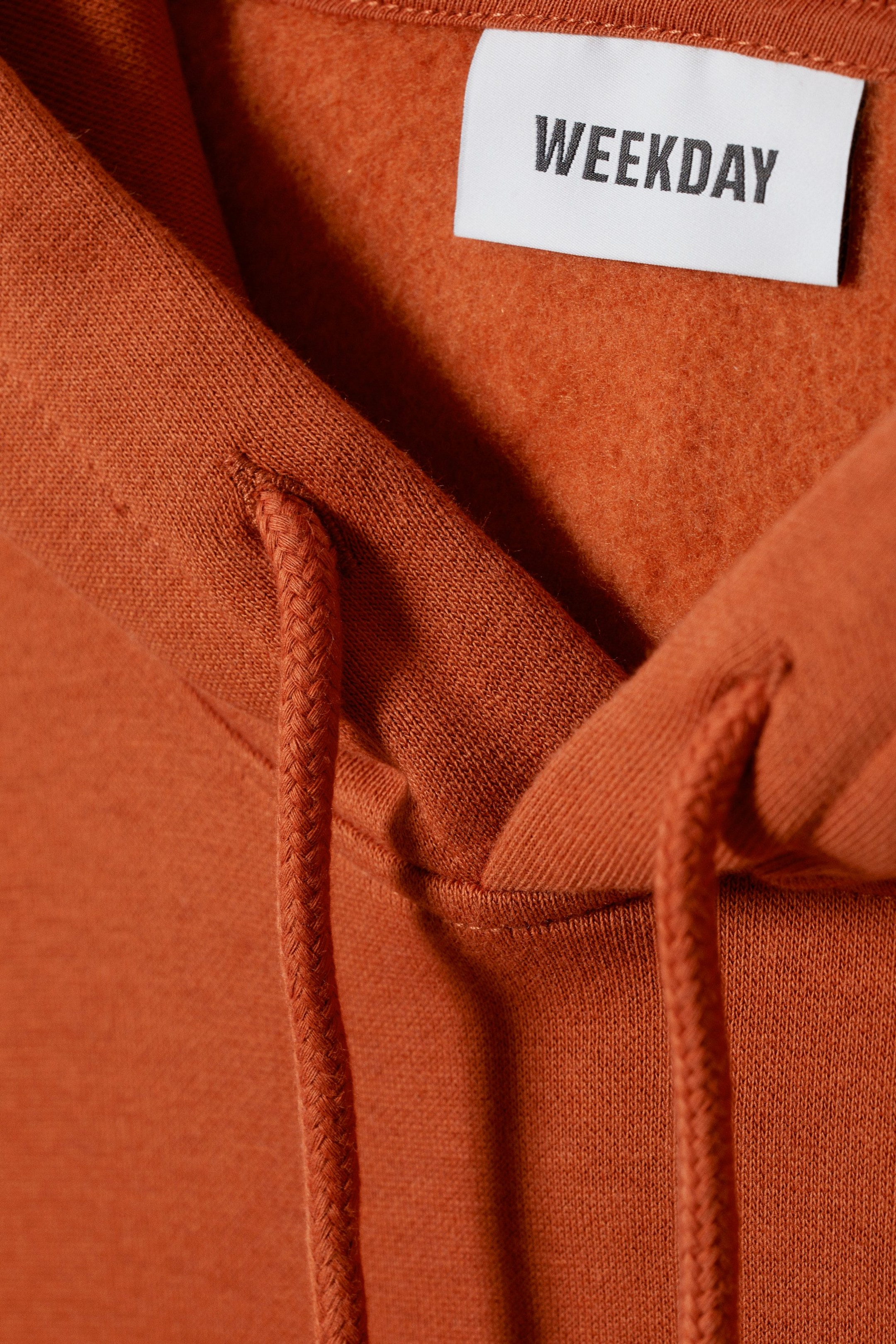 Orange - Oversized Midweight Hoodie - 1